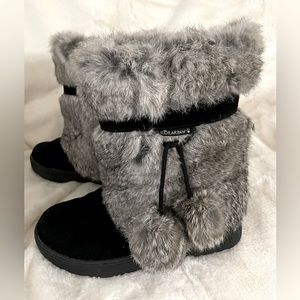 BEARPAW TAMA 2 Mid-calf Boots Size 8